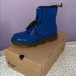 Blue Dr. Martins - size 9